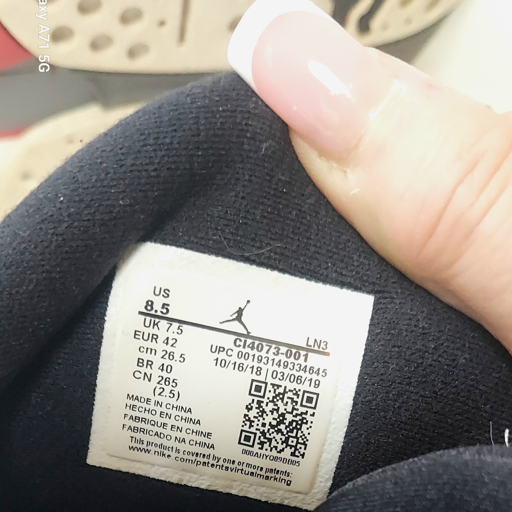 Nike Air Jordan 8 Retro "Reflections of a Champion" Refelctive Gray Sneakers 8.5 - Picture 9 of 14